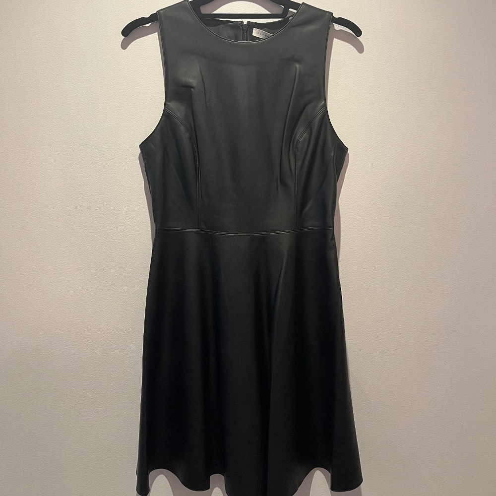 Susana Monaco Faux Leather Dress Never Worn